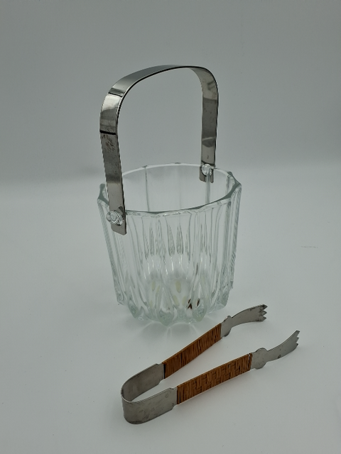 Orrefors isspand, krystalglas